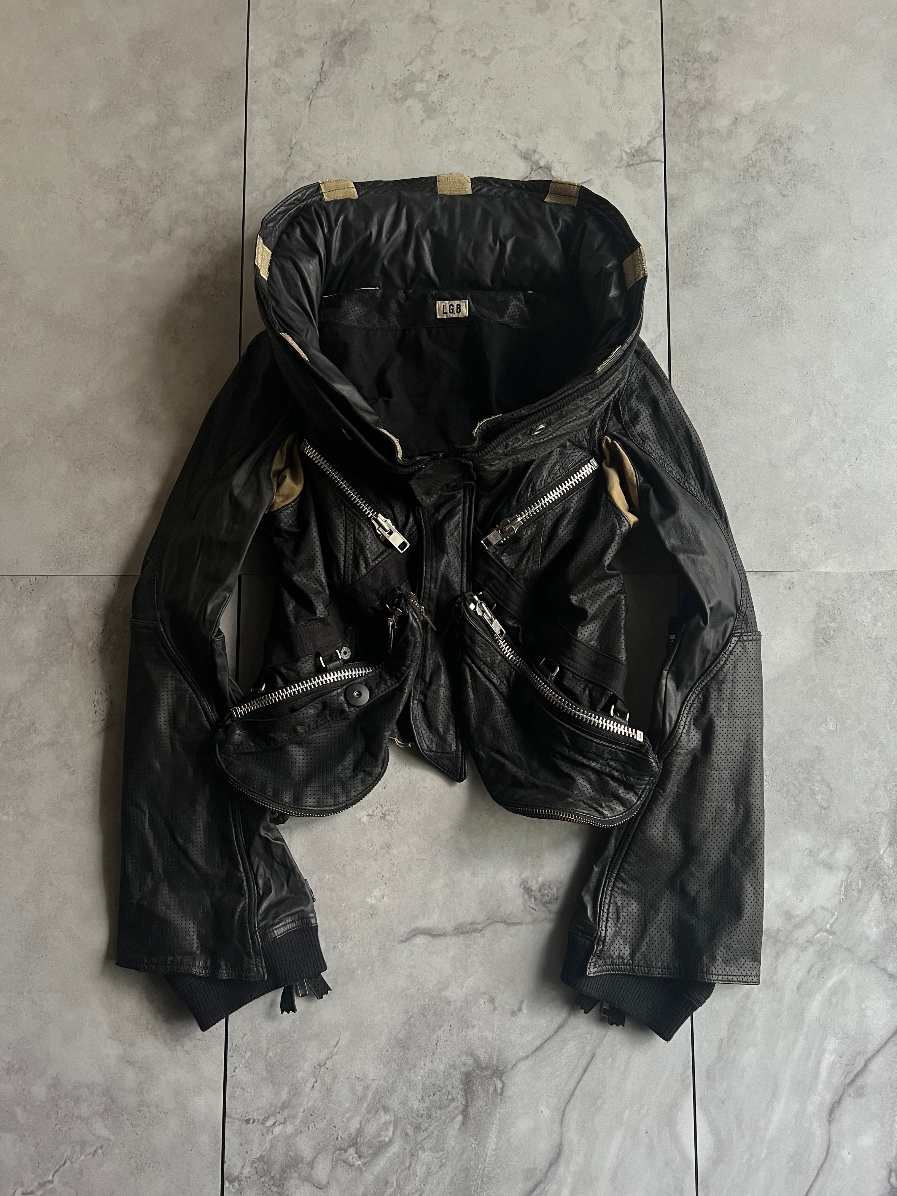 LGB BONO14 レザージャケット 00s L.G.B. archive BONO14 leather jacket LGB Leather Bono 2 Jacket