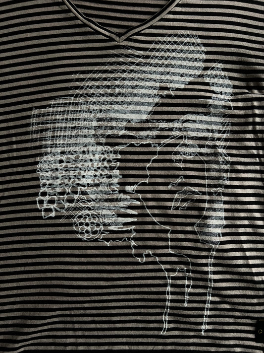 Morgan Homme Melted Woman Striped Tee