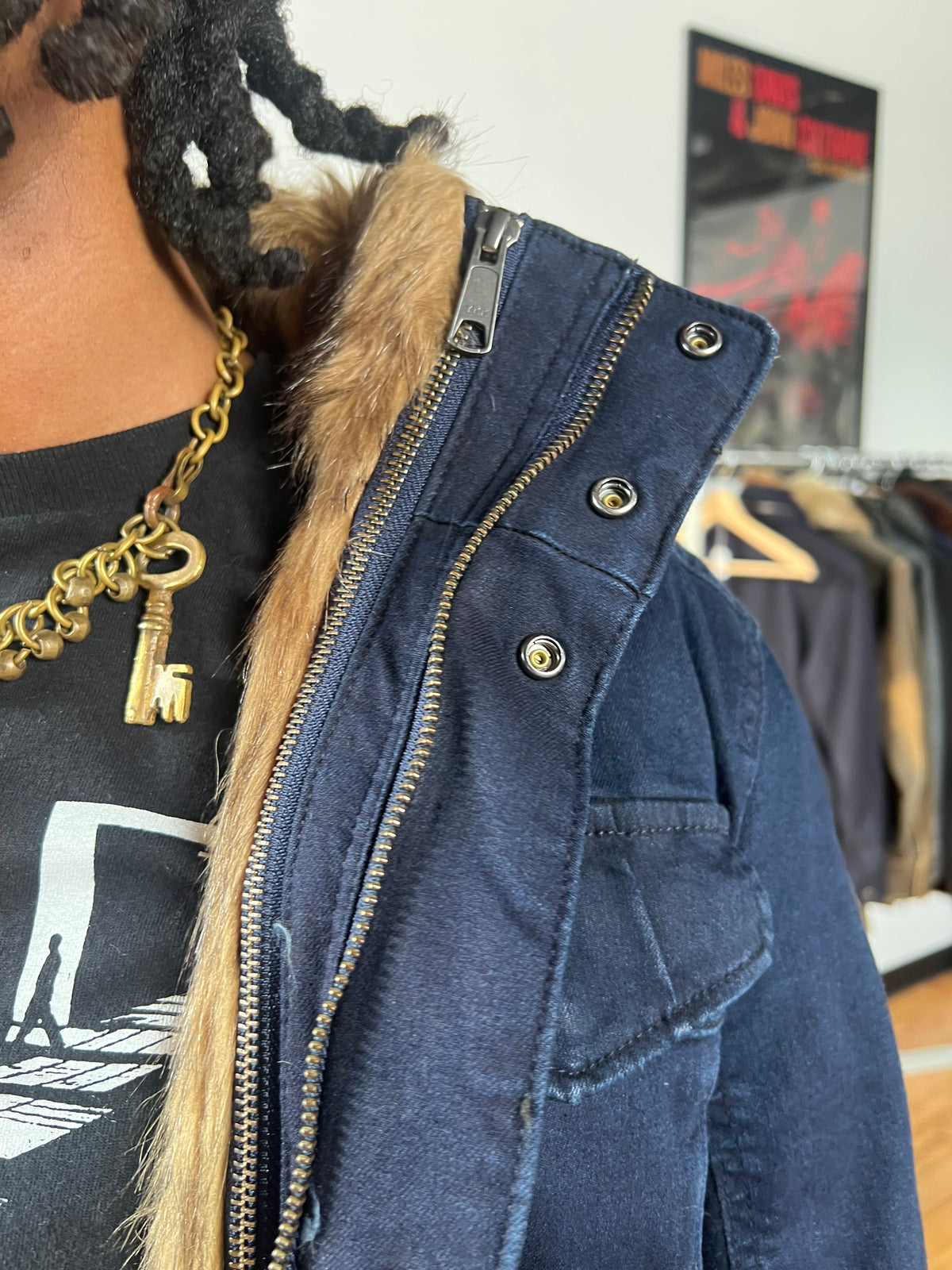 Rattle Trap Worker Fur Lined Jacket