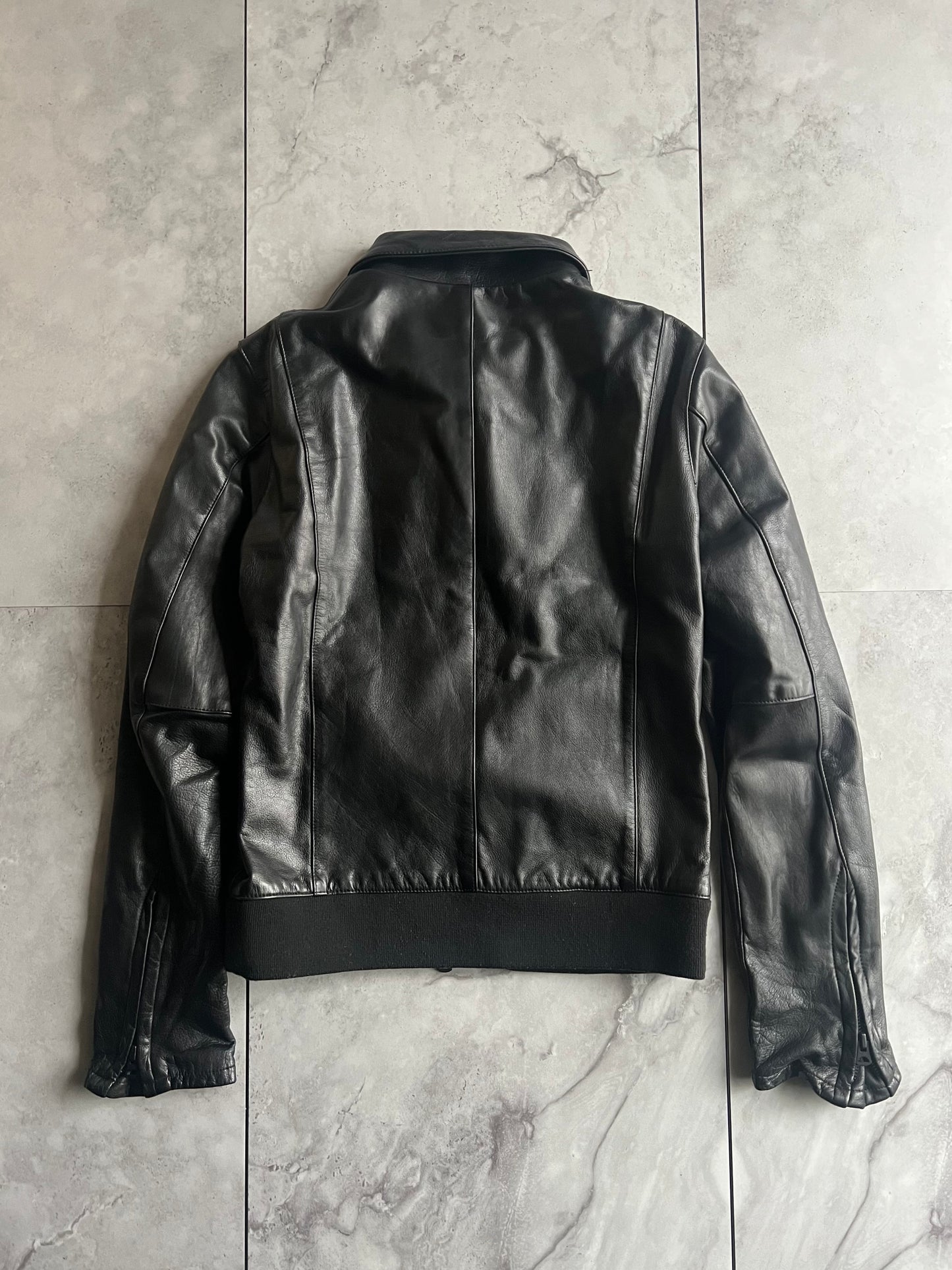 Shama Trucker Leather Jacket
