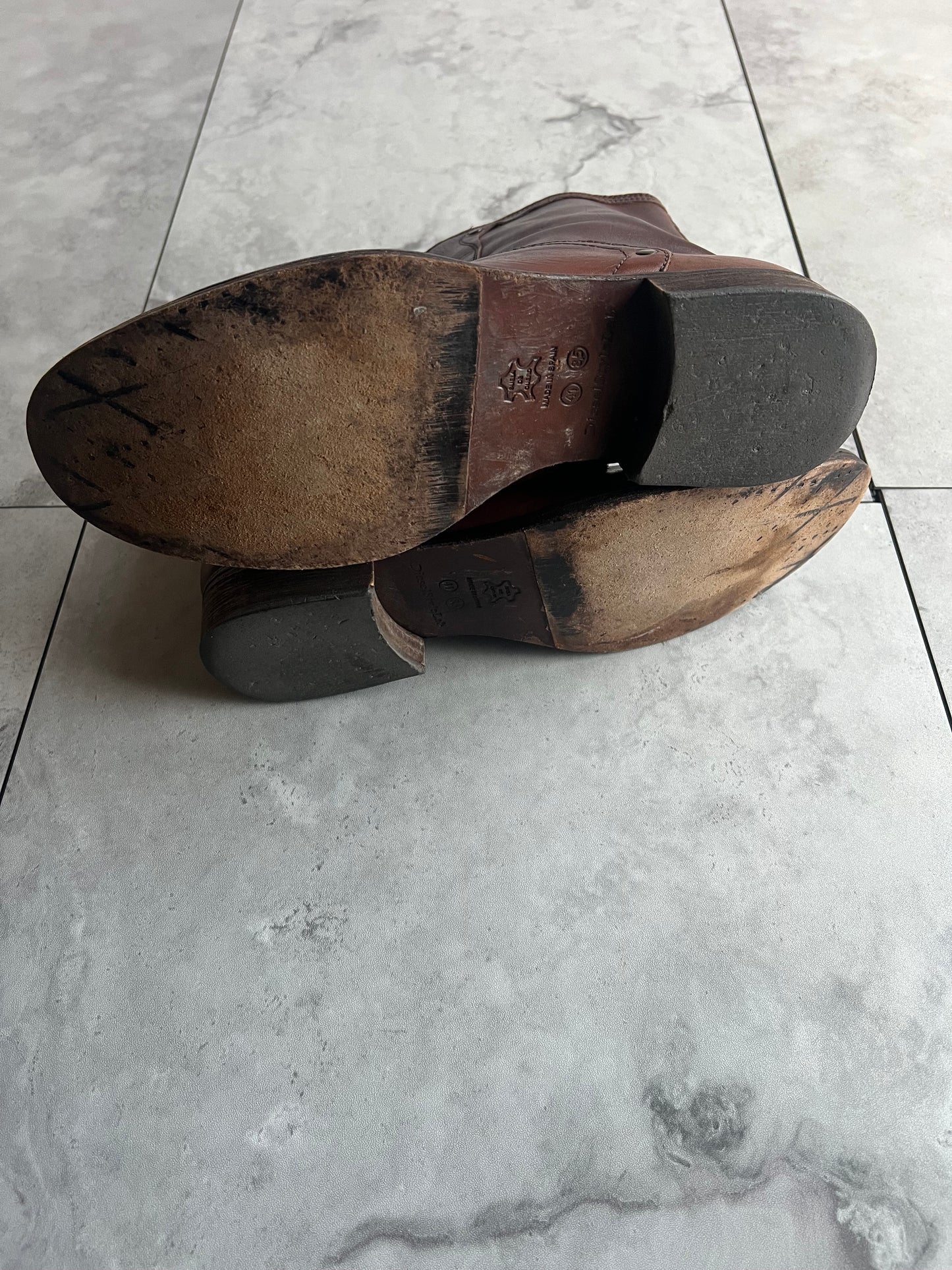 Diesel Side-Zip Studded Western Boot