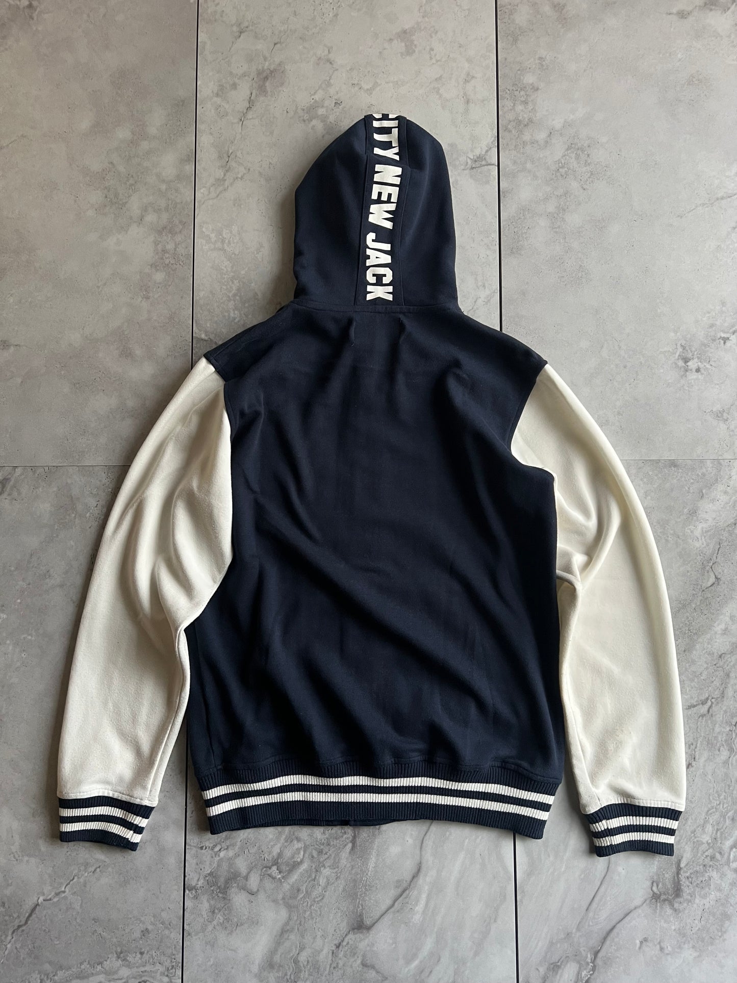 Shelty Embroidered Hooded Varisty Jacket