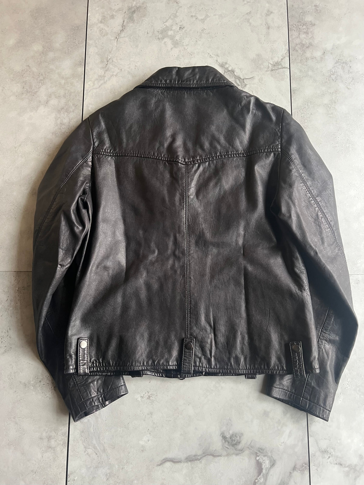 Journal Standard Cropped Leather Rider Jacket