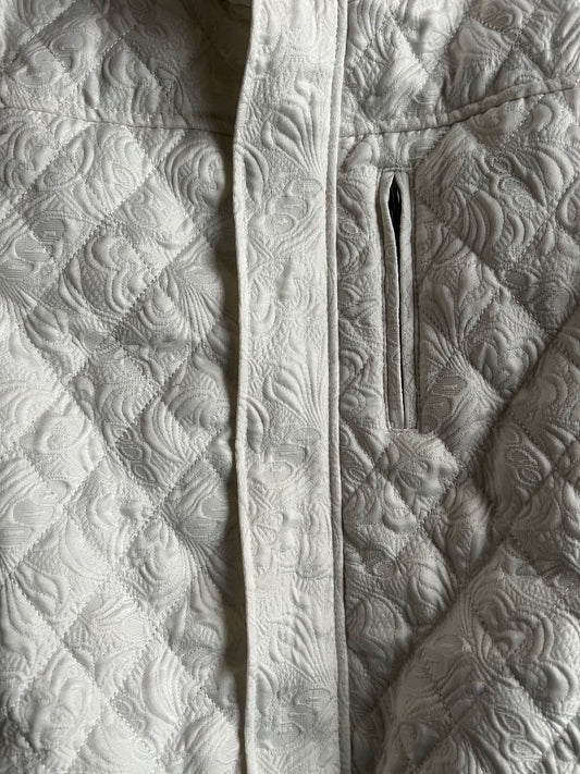 Xfrm Paisley 3D Embroidery Puffer Jacket