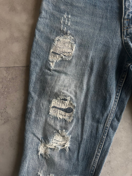 Jackrose Distressed Denim Shorts