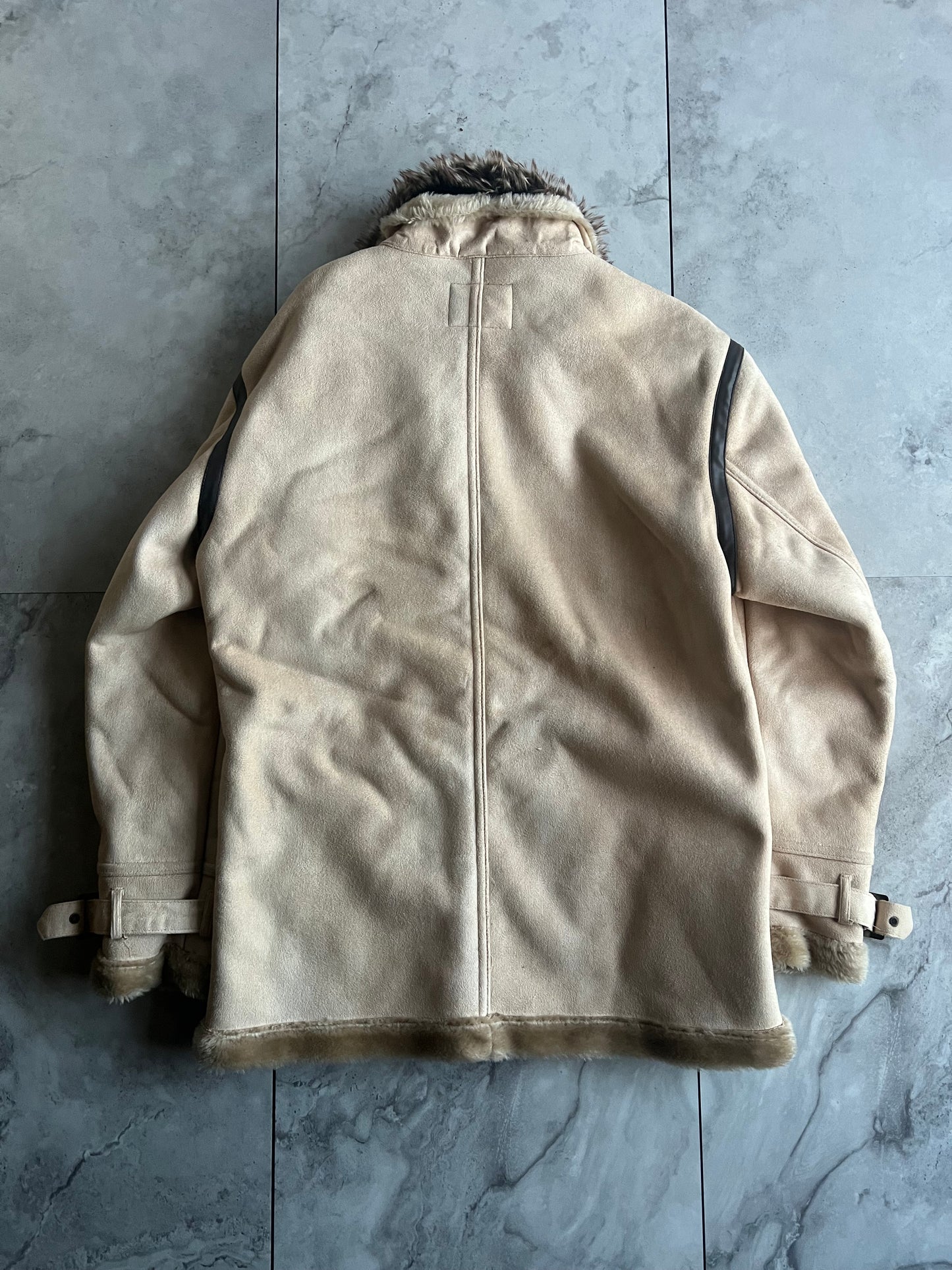 Thruxton Suede Fur Trim Jacket