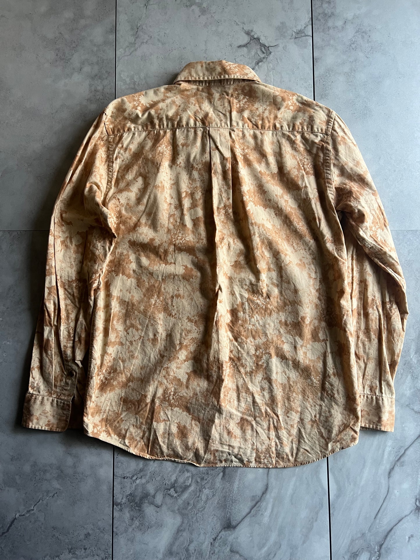 Nicole Club Floral Gradient Button Up Shirt