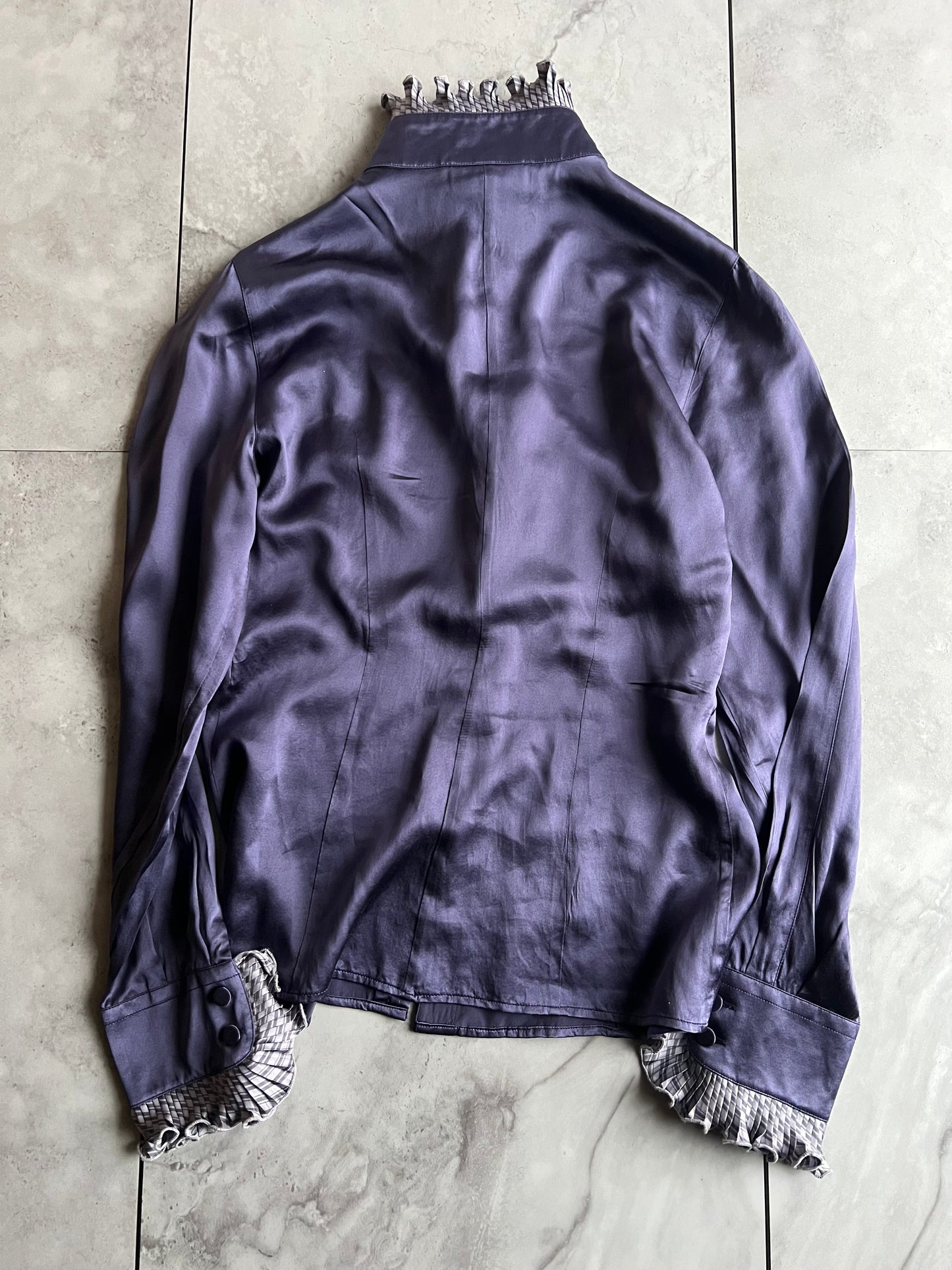 Emporio Armani Silk Ruffled Blouse