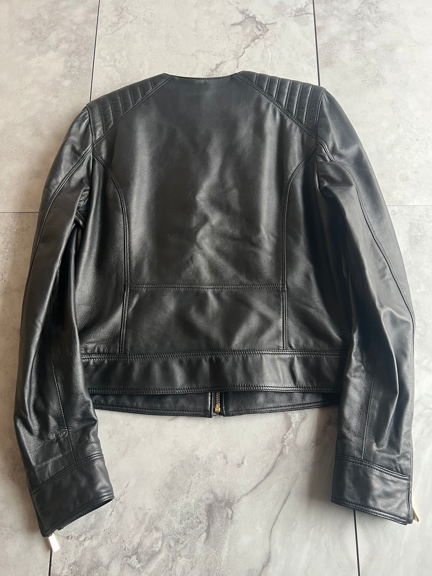 Just Cavalli Leopard Leather Jacket