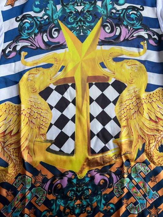 Just Cavalli “Spangle” Rhinestone Long Sleeve