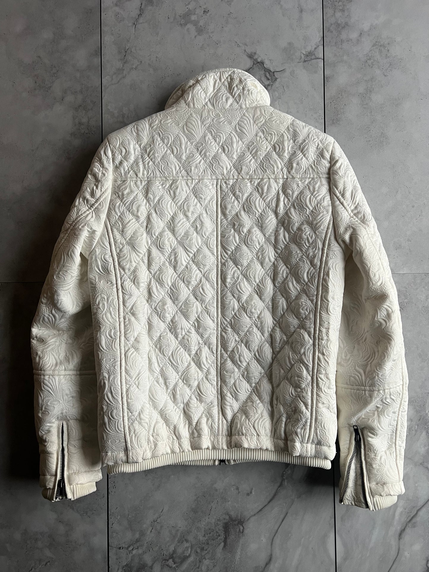 Xfrm Paisley 3D Embroidery Puffer Jacket