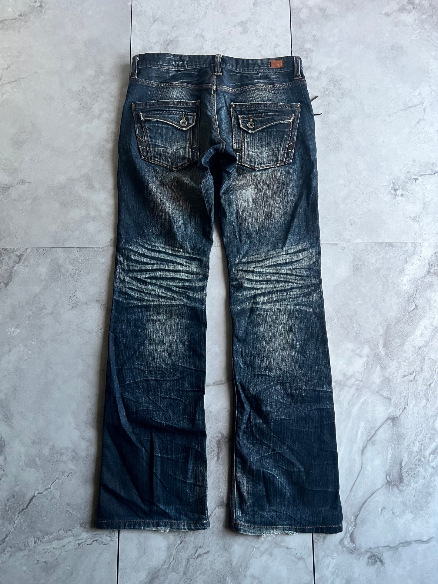 Nicole Club Whiskered Wash Tassel Denim