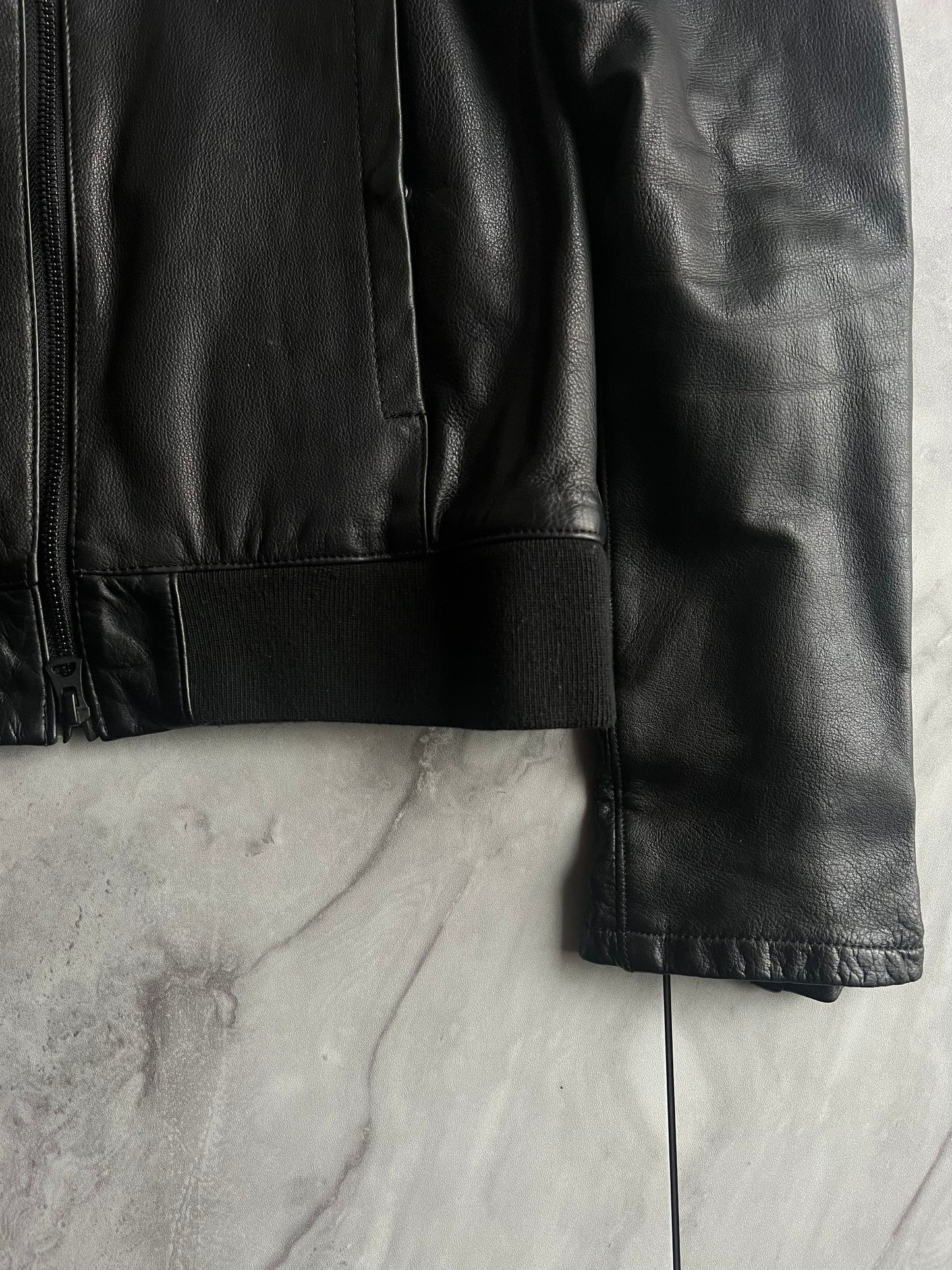 Shama Trucker Leather Jacket