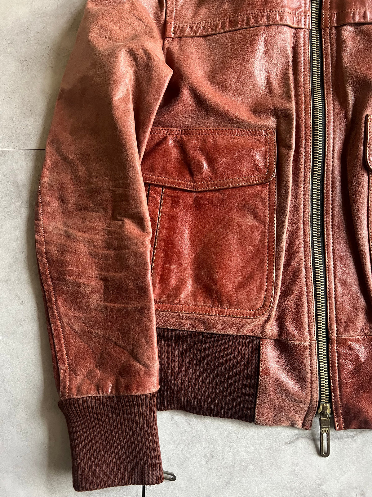Galaabend Military Leather Jacket