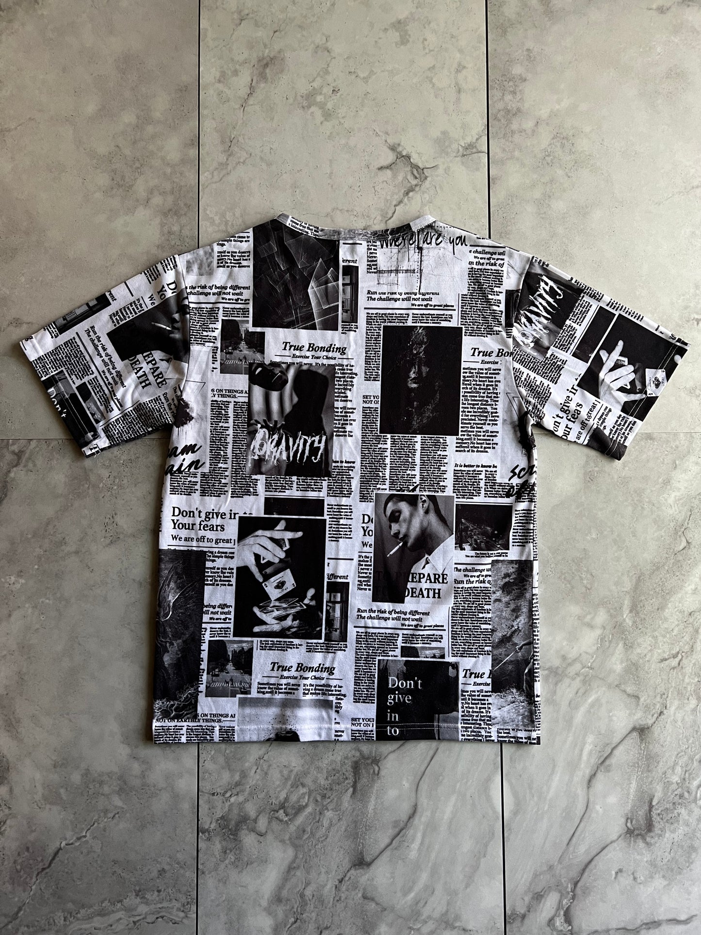 Semantic Design Newspaper Tee