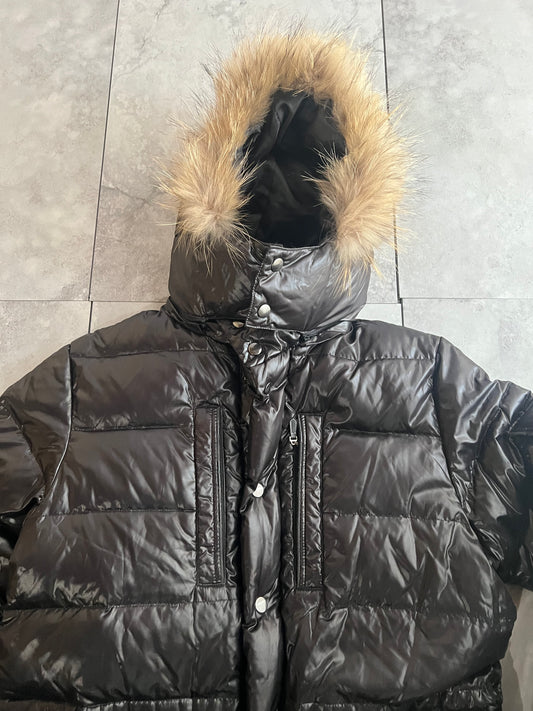 Male&Co Fur Hood Puffer Down Jacket