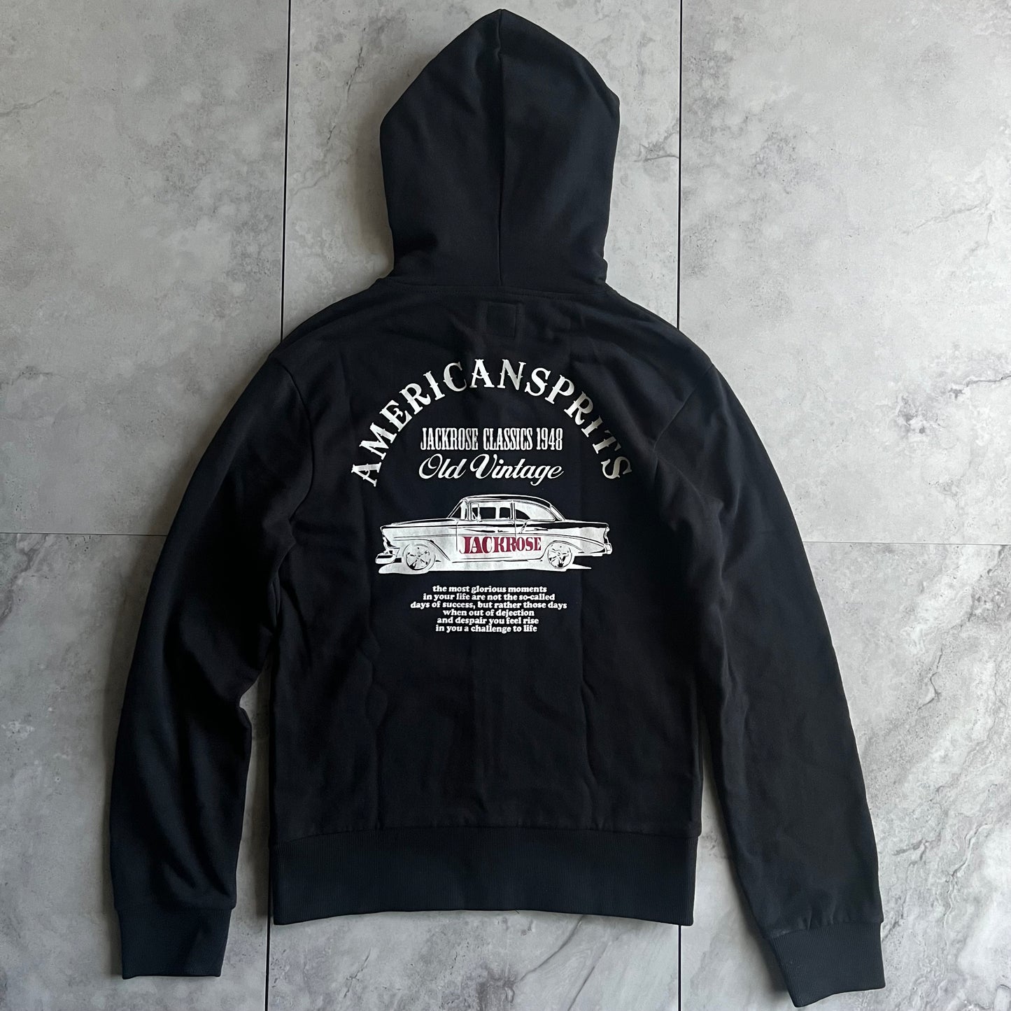 Jackrose Zip-Up Vintage Hoodie