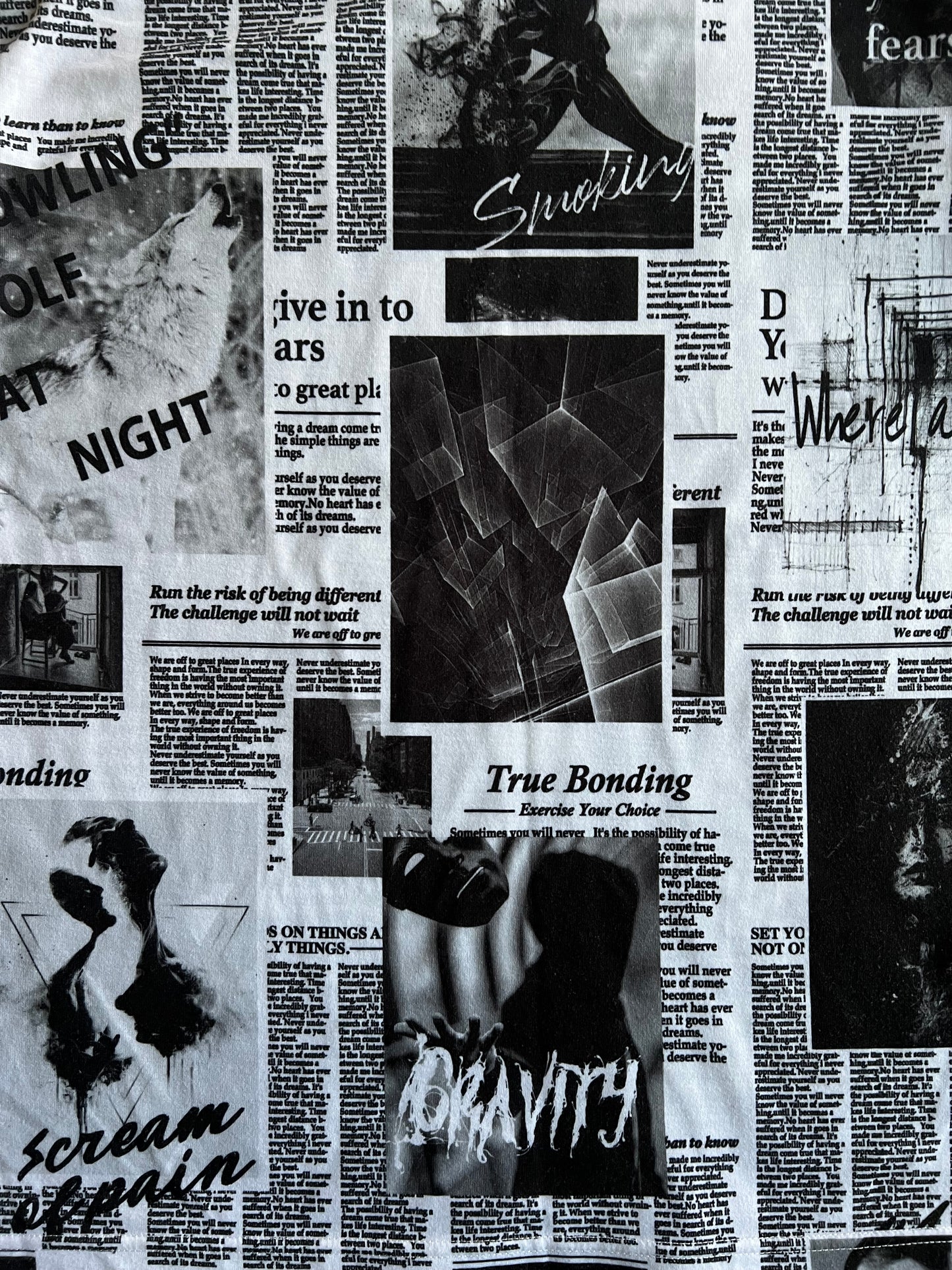 Semantic Design Newspaper Tee