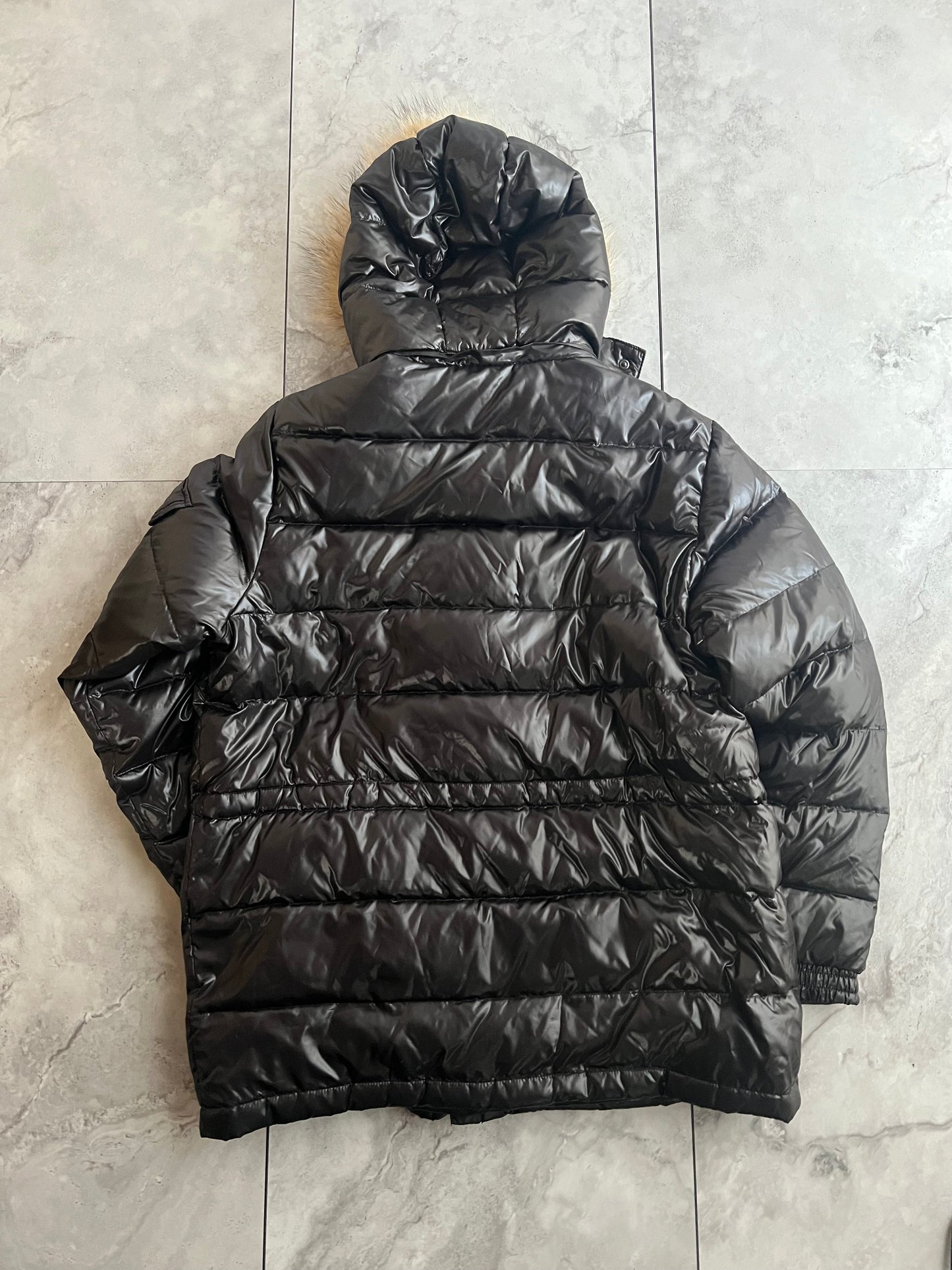 Male&Co Fur Hood Puffer Down Jacket
