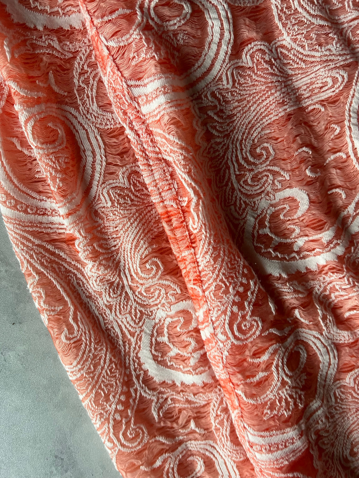 Regina Franco Layered Paisley Button Up Shirt