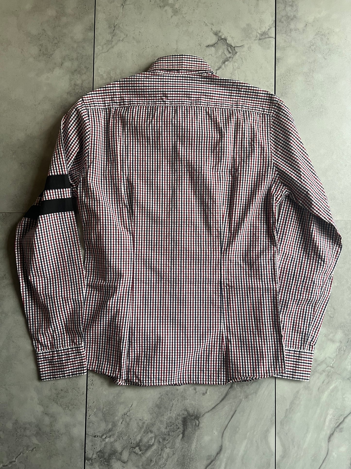 Custom Culture U.K Flag Striped Button Up