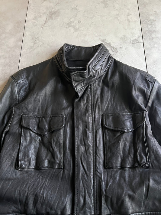 Luva Tram Four Pocket Sheepskin Leather Jacket