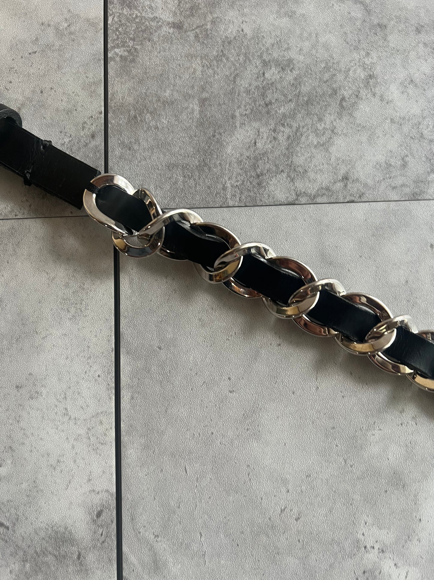Balmain A/W09 Chain Leather Belt