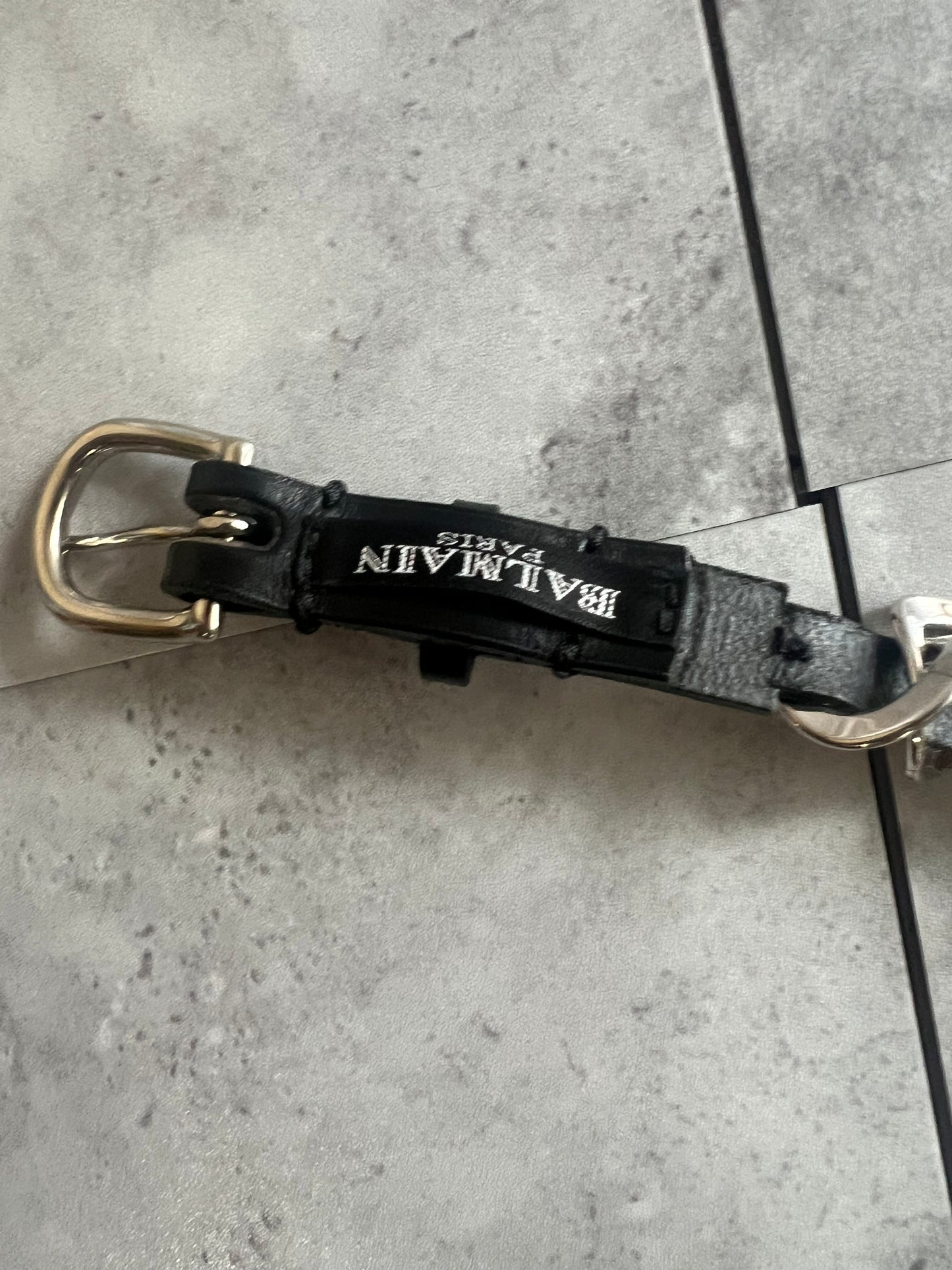 Balmain A/W09 Chain Leather Belt