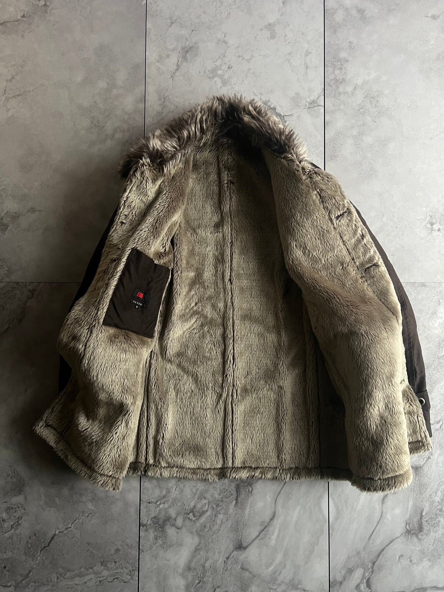 Edge Rupert Fur Lined Coat