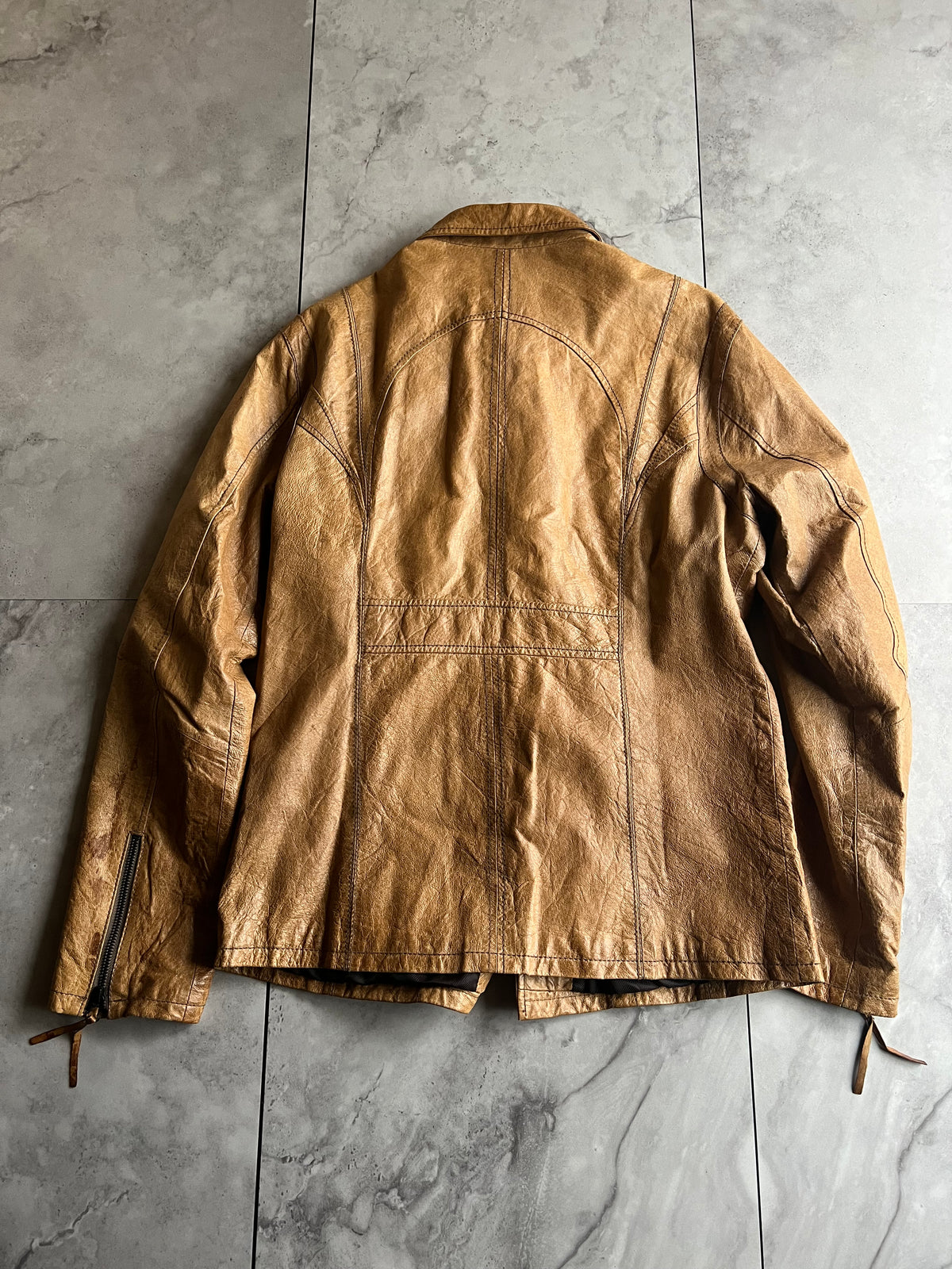 Morgan Homme 10th Anniversary Quad Zip Leather Jacket