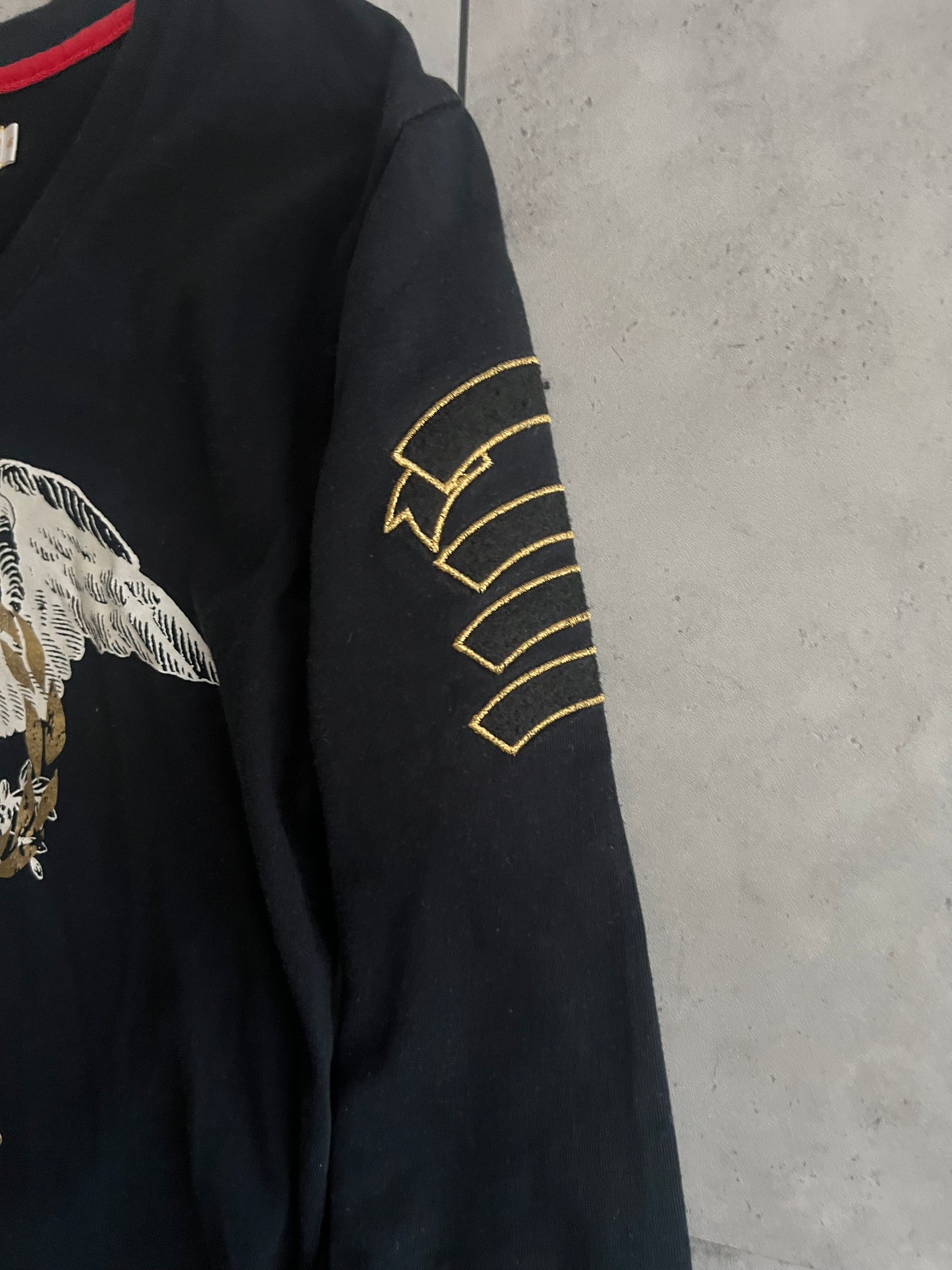 Varosh Marine Embroidered Long Sleeve Shirt