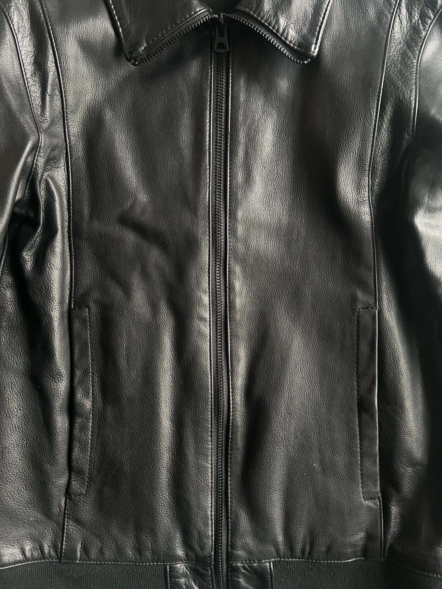 Shama Trucker Leather Jacket