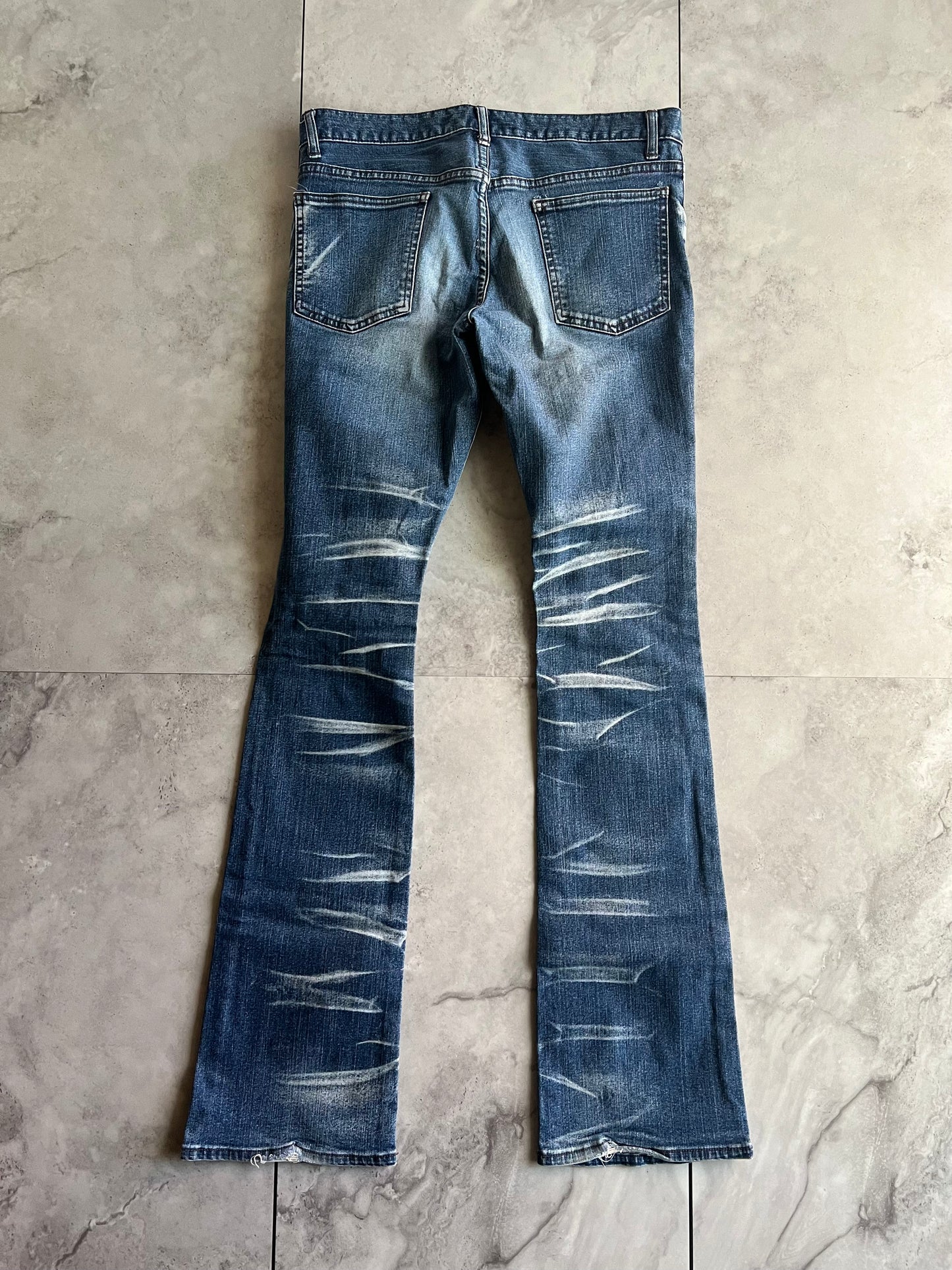 Schlussel Whiskered Bootcut Denim