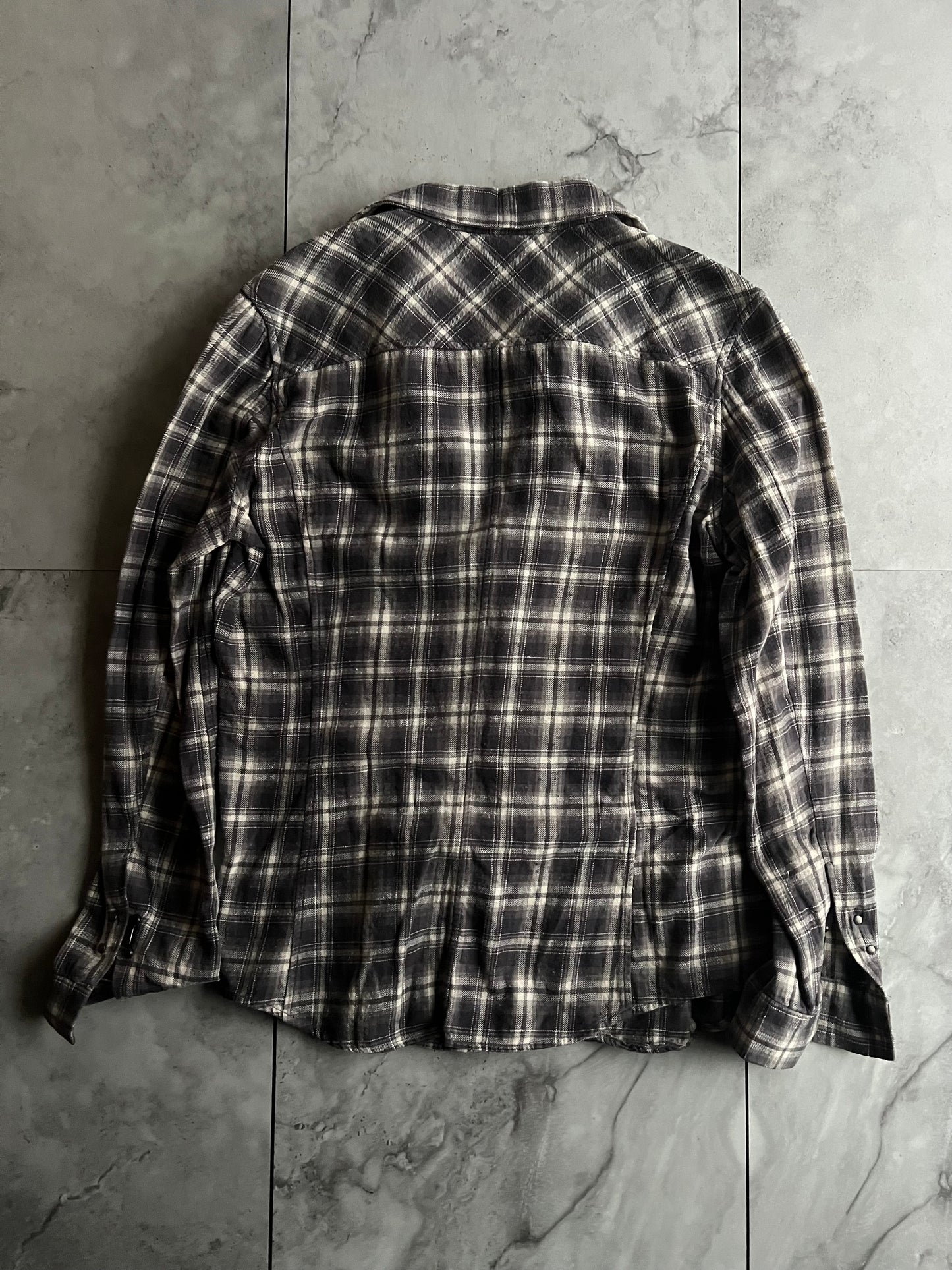 Wjk Open Clasp Flannel Shirt