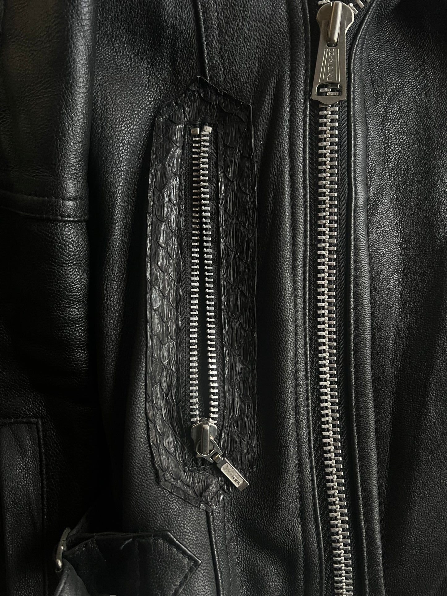 Tornado Mart “Dragon” Snakeskin Leather Rider Jacket