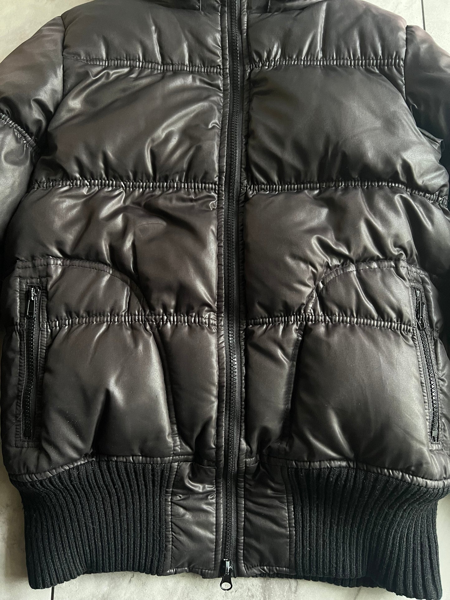 Buffalo Bobs Double Layered Sun-Faded Puffer Jacket