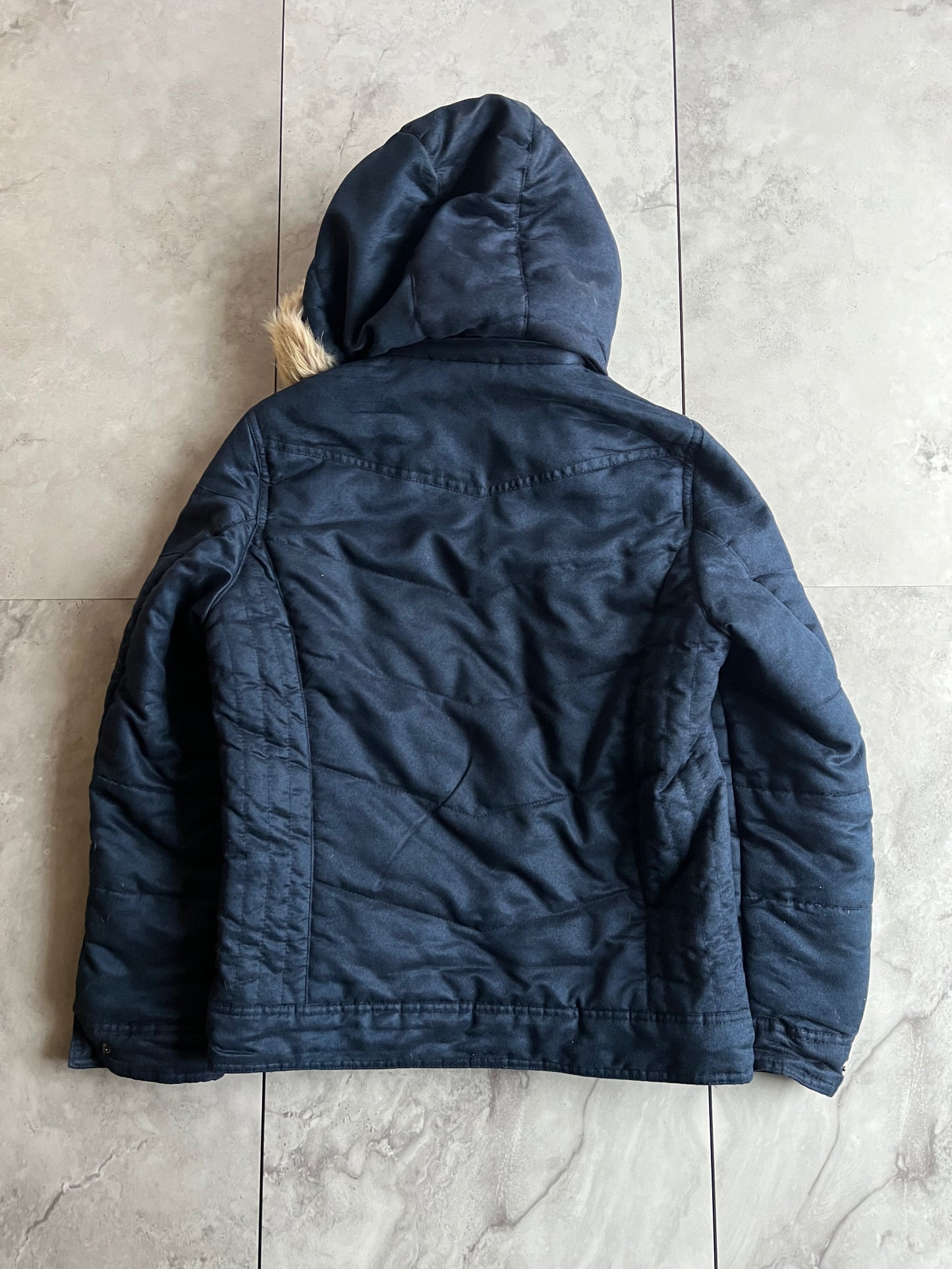 Tak-Q Fur Hooded Padded Jacket