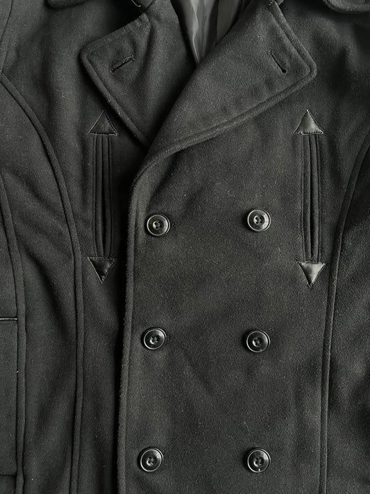 Semantic Design Double Breasted Pea Coat