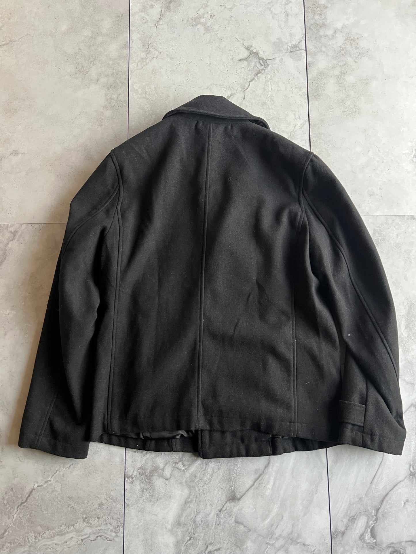 Semantic Design Double Breasted Pea Coat