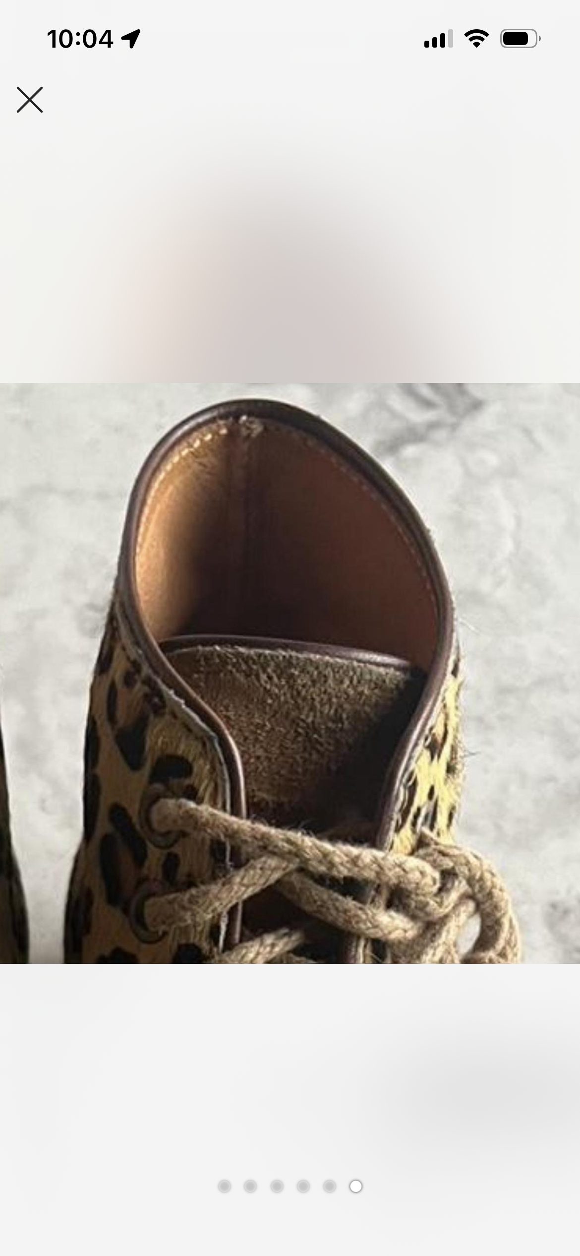 Alfredo Bannister Leopard Print Pony Hair Work Boots