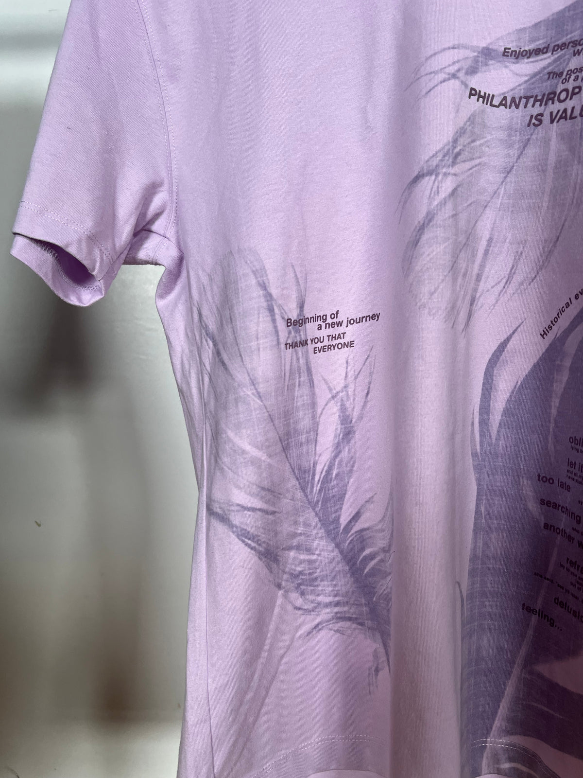 Nicole Club Feather “Poem” Tee