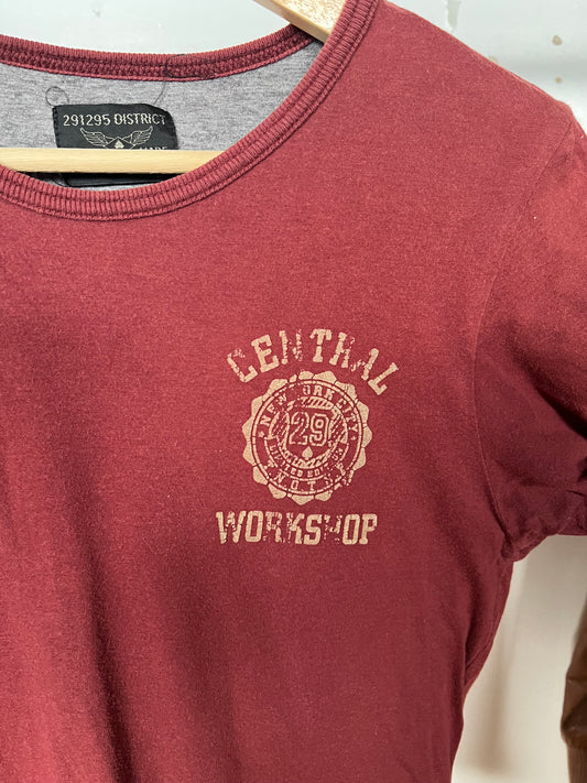 291295 Homme “Central Workshop” Double Layered Tee