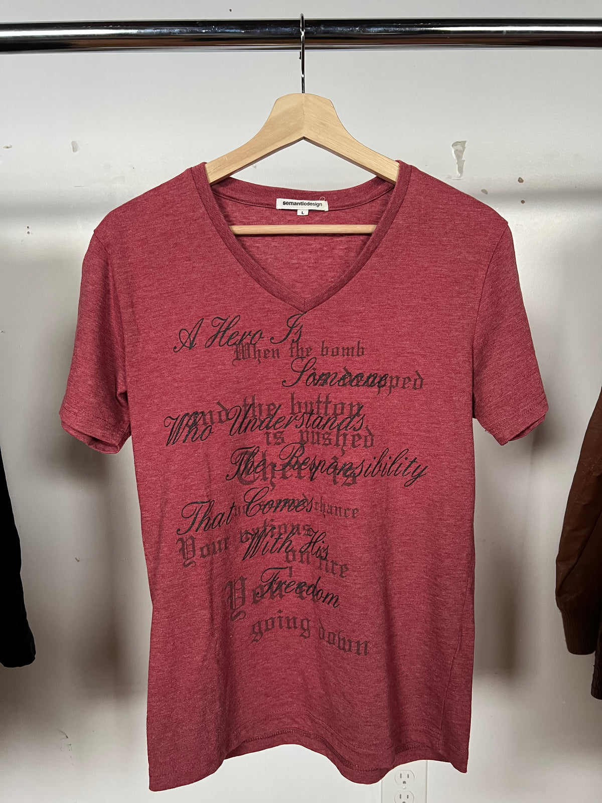 Semantic Design “Poem” Tee