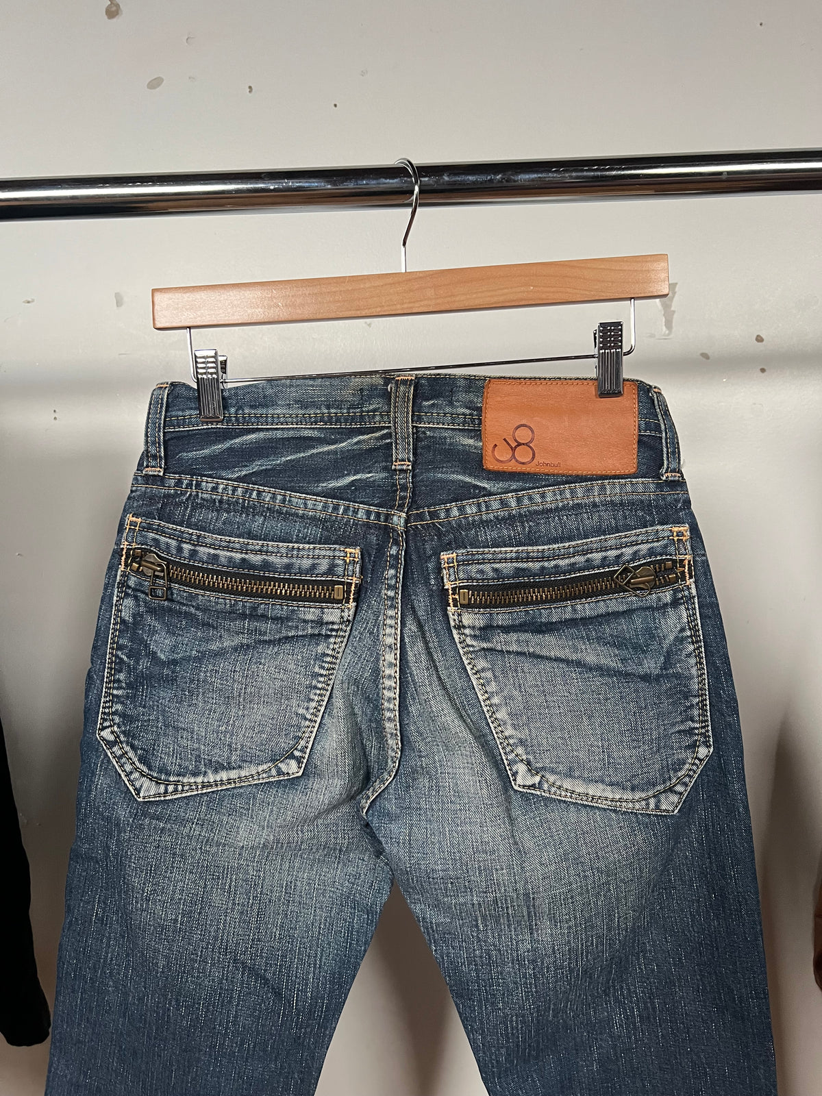 John Bull Back-Zip Whisker Washed Denim
