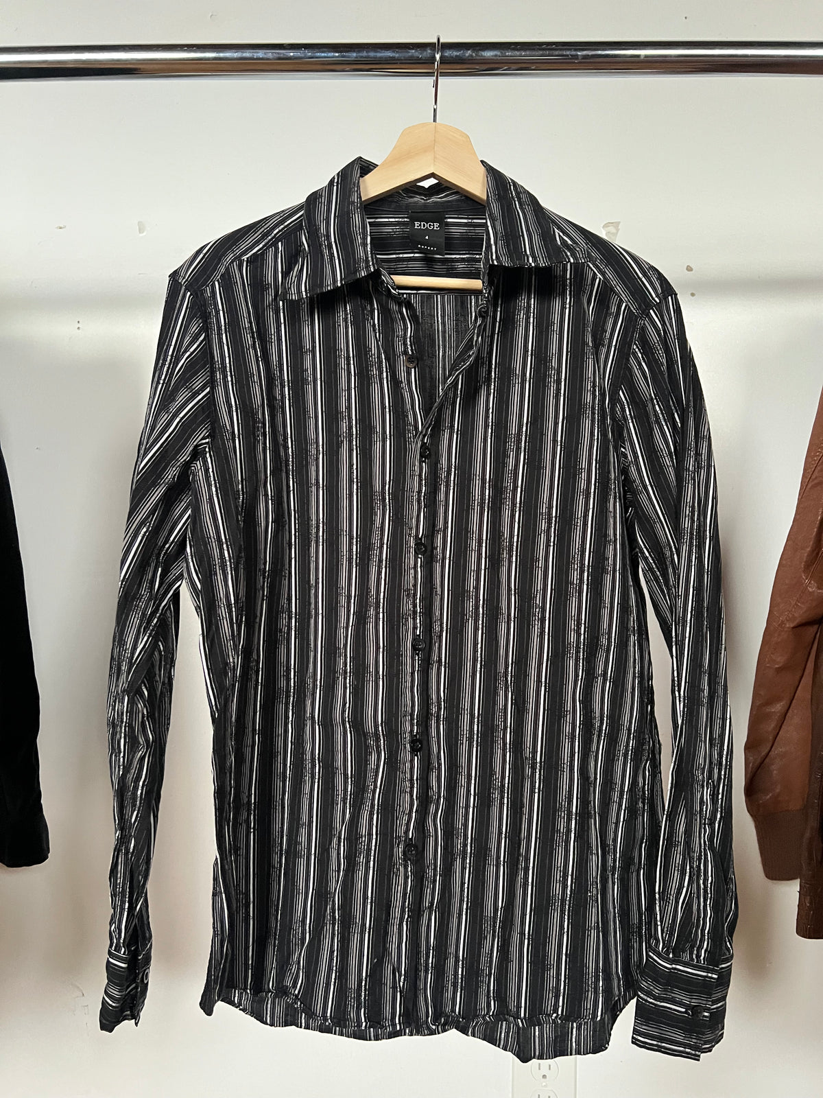 Edge Rupert Veiled Striped Button Up