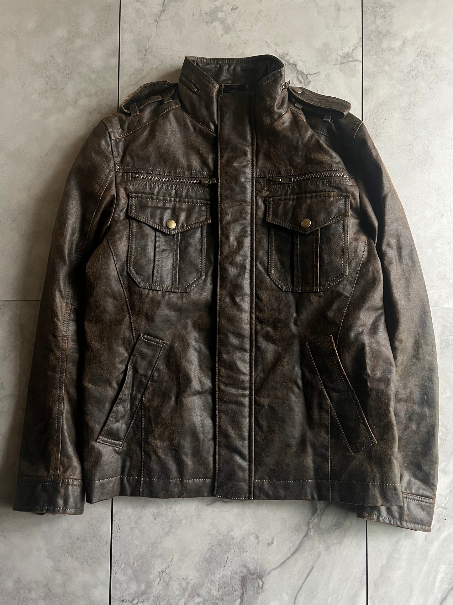 Rattle Trap Rustic Military Padded Jacket