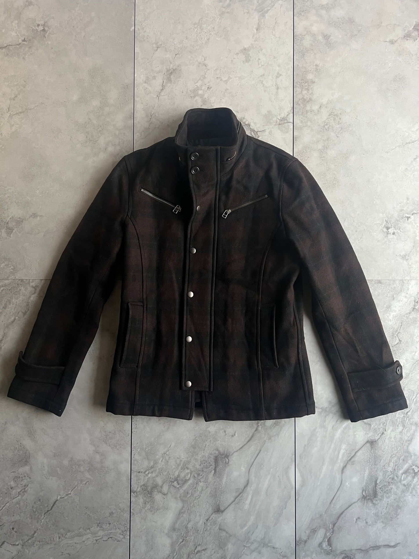 Edge Rupert Fur Hooded Flannel Jacket