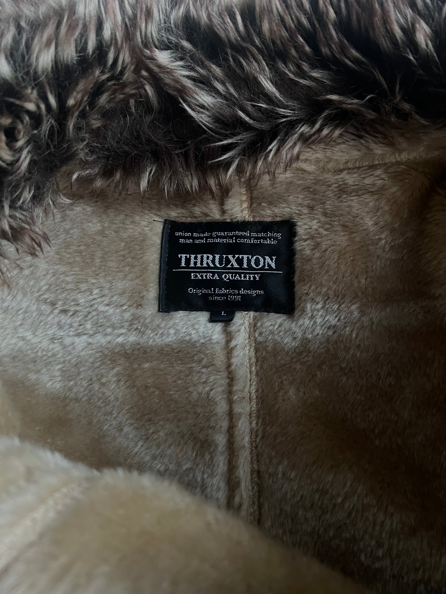 Thruxton Suede Fur Trim Jacket