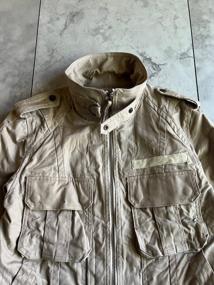 Schlussel Khaki Military Officer Jacket