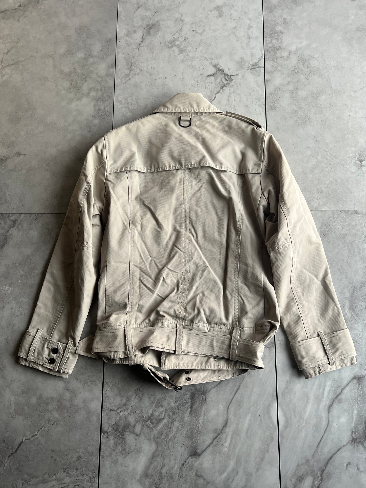 Schlussel Cream Belted Jacket